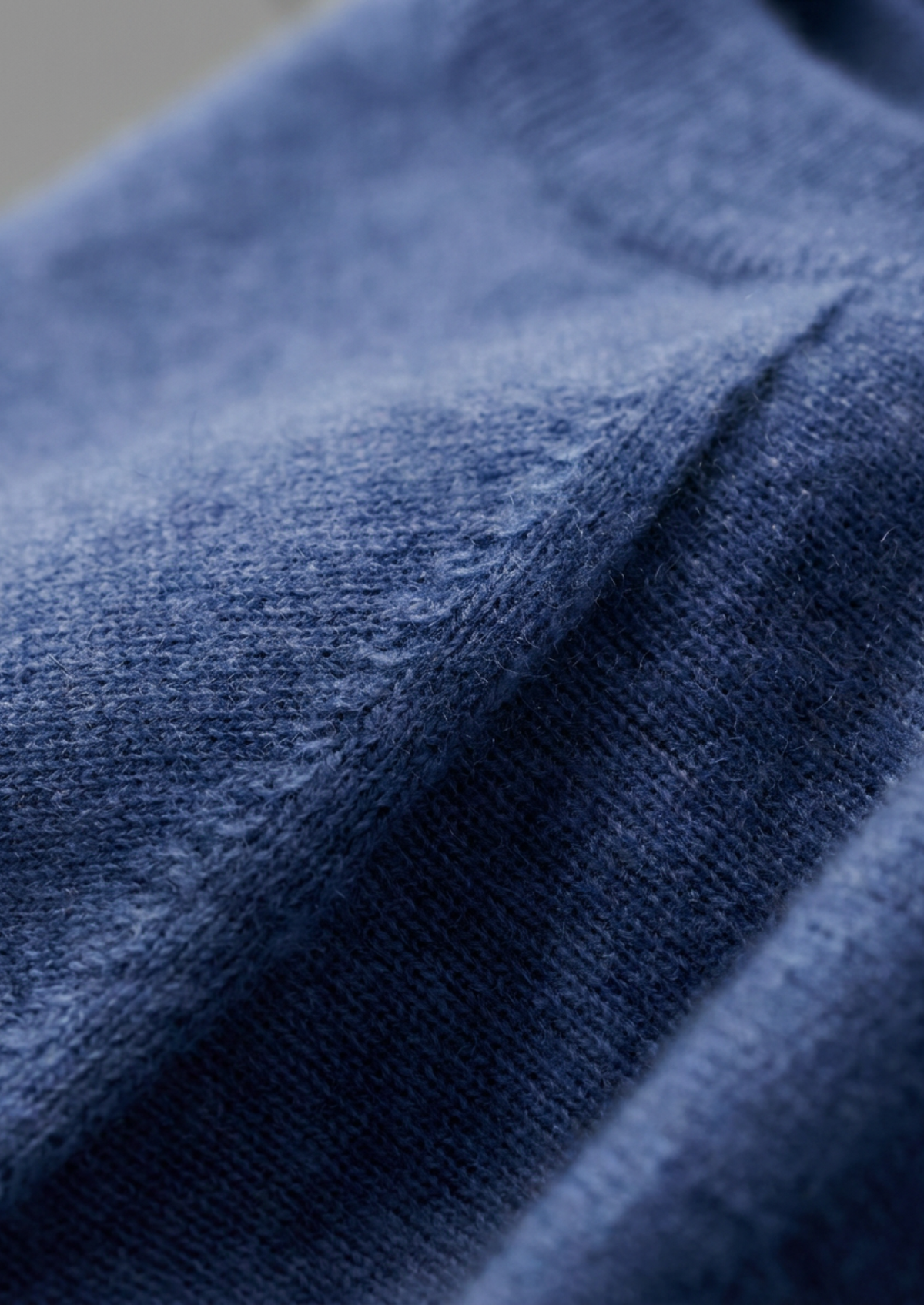 Premium Cashmere Classic Crewneck T-Shirt - Deep Atlantic
