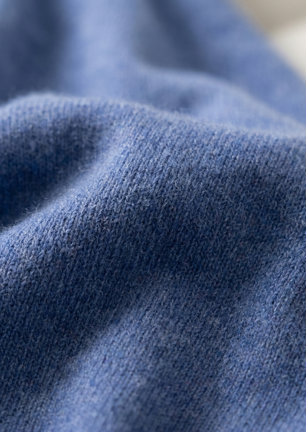 Premium Cashmere Classic Crewneck T-Shirt - Deep Atlantic